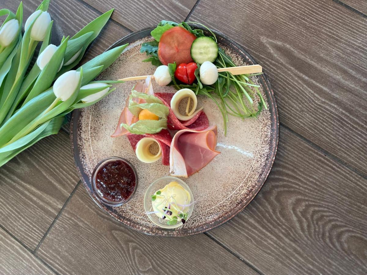 Auszeit Cafe & Hotel Oberwornitz Eksteriør billede